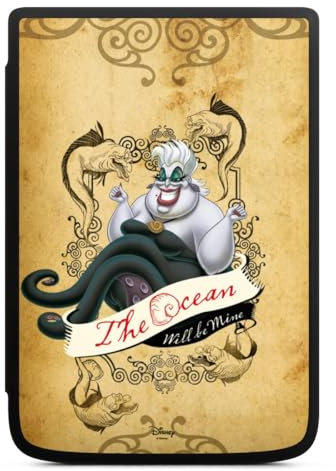 Coque pour liseuse Compatible avec Vivlio Touch HD Plus Etui pour liseuse Protection pour liseuse Ursula Disney Ariel