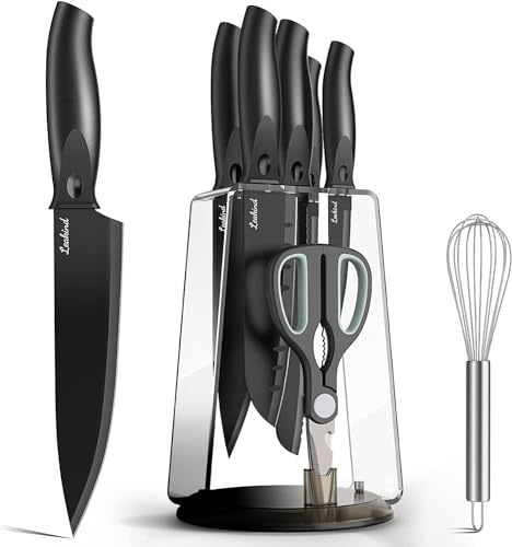Professional Chef Knife Set Contain Knives, Scissor and Knife Block for Meat/Vegetables/Fruits's Chopping, Slicing