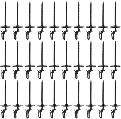 50Pcs Solar Panel Bird Guard Fastener Clips, Nylon Wire Fence Fasteners Animal Guard Roll Kit for Solar Panels Wire Mesh Panels,Critter Guard Clips Kit for Bird Pigeon Fence