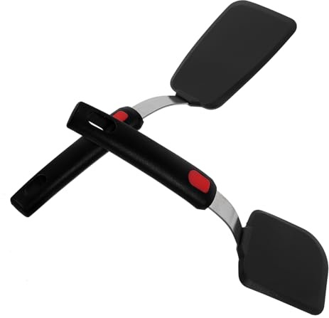 Hemobllo 2 Pièces Spatule En Silicone Pour Ustensiles Multifonction Teppanyaki Crêpes Et Tamagoyaki Réutilisables Et Anti-rayures Pour Poêles Et Woks Non Adhésifs