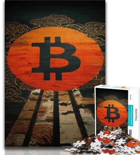 Puzzles Adultes 1000 Bitcoins 1000 pièces pour Adultes, Un défi Difficile à Offrir à Toute la Famille (Taille 38x26cm)