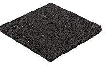 Terrassenpads 100x100x10mm (Set 150 Stück) - Stärke GummiPads - Unterleger aus Gummigranulat - Bautenschutzmatte aus Gummi - Unterlagepads