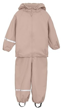 CeLaVi Unisex Niños Rainwear Ser - Recycle Pu Chaqueta de lluvia Not Applicable, Misty Rose, 90