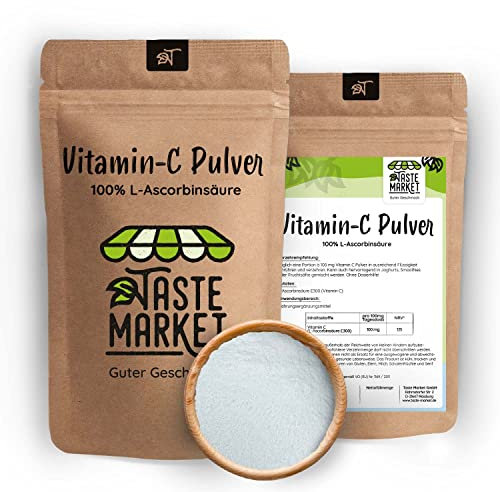 100 g Vitamin C Pulver | L-Ascorbinsäure | 100% rein ohne künstliche Zusatzstoffe