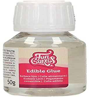 FunCakes Edible Glue: Transparant, For Sugarcraft Work and Cake Decorating, 50 g.
