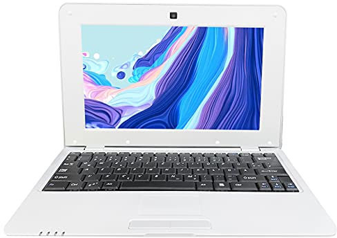 BlueBose Mini Laptop Notebook Netbook Tablet PC 10 Pollici Android Portatile Ultrabook 1G DDR3 8GB Dual Core WiFi Fotocamera USB HDMI (FR Tastiera(AZERTY), Bianco)