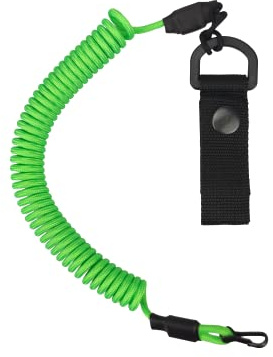 EdcX Paracord Nylon Tactical Lanyard, spiral cable, elastic key pendant made of Paracord, 4 types of fastening to choose from