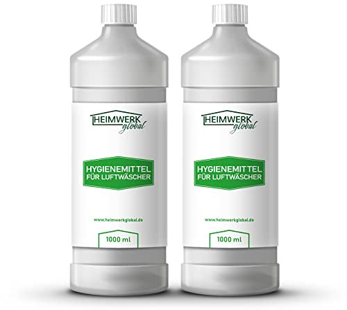 Heimwerkglobal 2 Liter Hygienemittel für Luftwäscher Luftreiniger Luftbefeuchter Raumklimaverbesserer