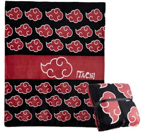 Naruto Plaid Polaire, Plaid Canapé en Polaire 150 x 130 cm Couverture Lit Canapé Accessoires Manga Anime