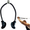 MuscleForge® Ergonomic Triceps Rope, Pull Down Tricep Rope Cable Attachment for Pulley, Cable machine, Non-slip Handles for Triceps, Biceps, Abdominal Training in Gym or Home