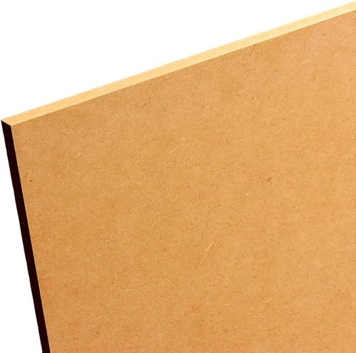 Pack of 1 A3 Size (297mm x 420mm) 3mm Thick MDF Sheet with Smooth Surface for Watercolor Painting, Sketching, Drawing as Well as DIY, Arts and Crafts and Pyrography