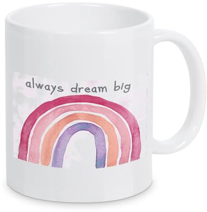 artboxONE Tasse Trume immer gro von Galaxy of Graphics - Kaffeetasse Typografie