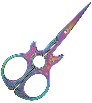 Stickschere, Häkelschere, Modische Gitarrenform, Antike Nähschere, Kunstwerk, Kommode, Stickschere, Kleine Schere, Schere für Kunsthandwerk, Kunstwerke, Handarbeiten, Garn