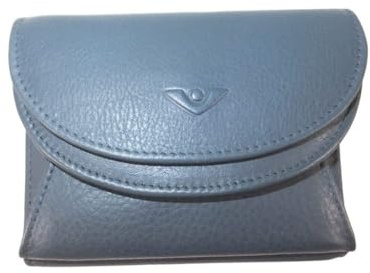 Voi - Monedero Cartera, color azul oscuro, azul, 15 x 10 x 3 cm, Caja de Viena