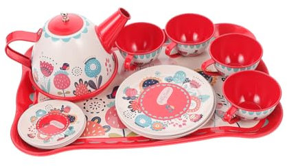 ERINGOGO 1ensemble Thé pour Filles Set De Jeu De Rôle avec Théière Tasses Et Accessoires pour Fêtes Anniversaire Après- De Jeu Imaginatif