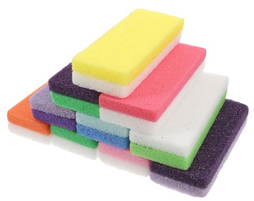 WRITWAA Pietra Pomice per Piedi in Poliuretano, Rimozione della Pelle Morta, Design Compatto, 10 Pezzi, per Uso Domestico e Saloni di Bellezza