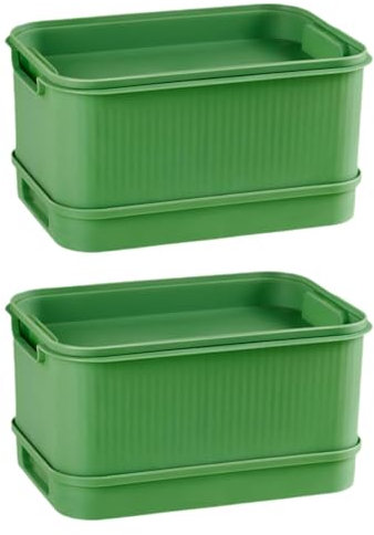 misppro 2 vassoi per germogli di semi, piastre di germinazione, mini serra, starter kit salvaspazio multifunzione per semi