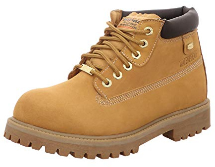Skechers SERGEANTS VERDICT, Stivali Uomo, Giallo (Yellow), 43 EU