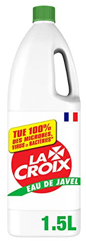 LA CROIX - Eau de Javel La Croix Tradtionnelle - Nettoyant Ménager - Flacon 1,5 Litre