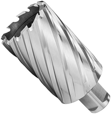 MELVER Fraise à carotter HSS Weldon 19 mm [3/4] Profondeur de coupe 55 mm (40)
