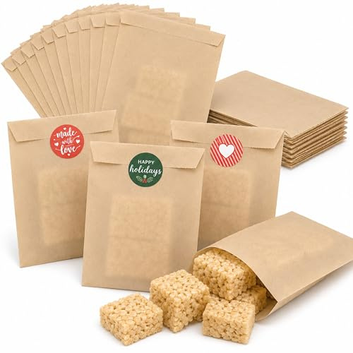 Quotidian Braun Flach Mittel Kraftpapiertüten 4 x 6 (10 x 15,2cm) Packung 100 - Seife Hochzeit Invitation Party Favor