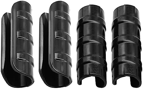 CEEYSEE Lot de 20 clips pour serre - Diamètre 21 à 23 mm - Film de serre - Clip pour couvercle de rangée, tunnel, hangar, ombrage, serre (noir diamètre 21-23 mm)