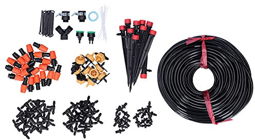 Fydun Système D'irrigation de Jardin avec Tuyau 40M 4/7, Kit D'irrigation D, Kit d'eau pour Serre et Pelouse
