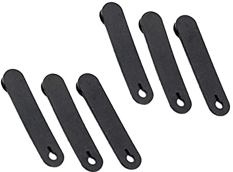 BYNYXI 6 Stück Motorrad Kabelbinder Gummi, 64mmx14mm Kabelbinder Gummi Kabel Organizer Halter Kupplung Gaspedal Kabel Kabelbaum Befestigung Kabelmanagement Kabelbinder für Motorrad Auto