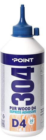 POINT Polyurethane Wood Glue D4 PU [750g] – Extra Strong Waterproof Polyurethane Adhesive for Furniture, Joinery & Woodwork – Interior & Exterior Use – Professional Grade for DIY Projects