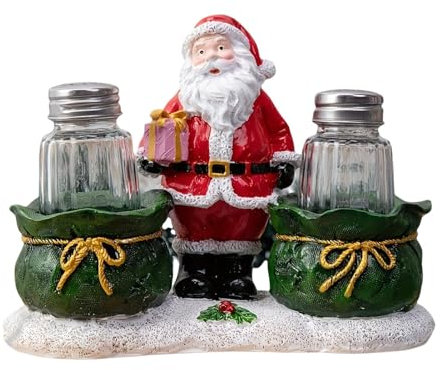 Christmas Novelty Salt and Pepper Set Santa Salt and Pepper Shakers Santa Christmas Salt and Pepper Cruet Set Cute Sugar Dispenser Christmas Style Kitchen Decor