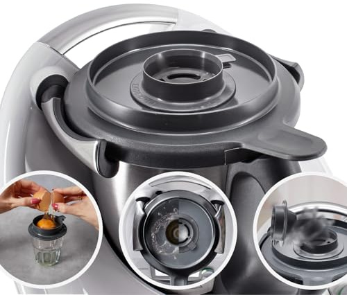 Leckerhelfer SplashPRO - Spritzschutz und Eigelbtrenner passend für den Thermomix TM6, TM5 und TM31 und Monsieur Cuisine