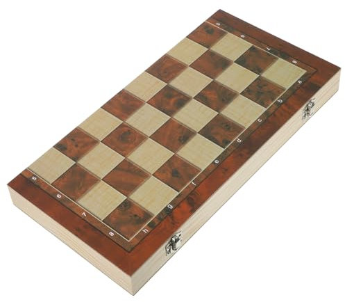 Abaodam Chess Game Backgammon Board Multifunctional Checkers Educational Toy for Family Fun