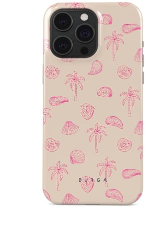 BURGA Handyhülle für iPhone 15 Pro – Unisex Hybrid-Schutzhülle mit stoßdämpfendem TPU & kratzfester Außenschale, erhöhter Displayrand, MagSafe-kompatibel, kabelloses Laden, stylisches Design