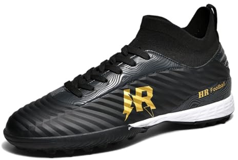 High-Top Football Boots Men's Astro Turf Trainers Outdoor Indoor Football Shoes Teens Professional Athletics Soccer Shoes