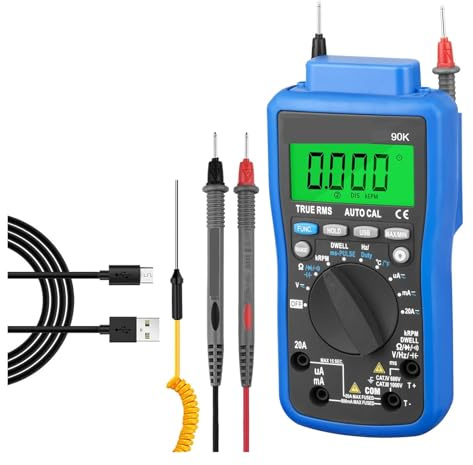 90K Motoranalysator-Tester Kfz-Diagnosegerät mit Datenausgabe über USB Kfz-Multimeter