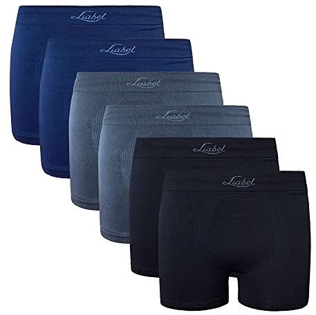 Liabel Slip/Boxer da Uomo in Seamless Pacco da 6 Pezzi, Limited Edition