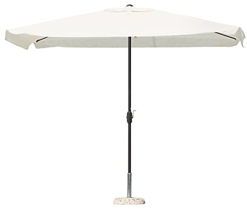 Gruppo Maruccia - Ombrellone da Giardino Palo Centrale in Alluminio - Tetto Idrorepellente - Misura 3 x 2 Metri (Antracite)