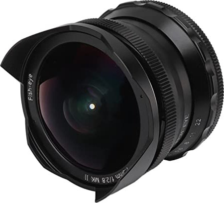 Obiettivo Fisheye Ultra Grandangolare F2.8 da 7,5 Mm per Fotocamere con Attacco M4/3, per Gh6 Gh5 Ii G95 (D) Gx9 G100 G85 per OM1 OM5EM53 EM1X EM13 EM53