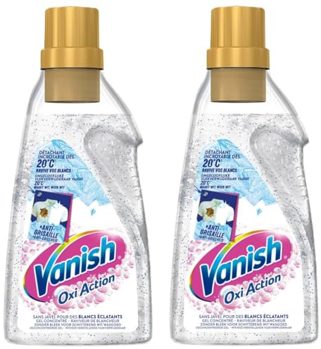 Vanish Set med 2 x 750 ml Oxi Action fläckborttagningsgel vit