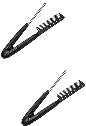 Beaupretty 2 Stück Elektrischer Glättungskamm Für Das Haar Mehrzweck-haarwerkzeug Stylingkamm Haarglätter Dauerhaft Bequemer Griff