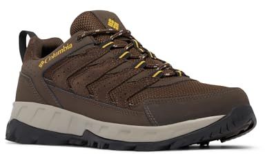 Columbia Strata Trail Low WP Shoes, Lightweight Build, Robust Design, Waterproof Shield, Exceptional Cushioning, High Energy Rebound, Non-Marking Grip - Men's
