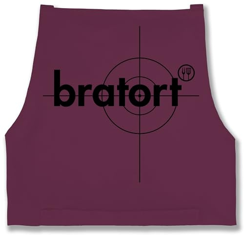 Shirtracer - Schürze - Kochschürze - Herren 1 - Bratort I Geschenk Grillen I Geschenk Kochen