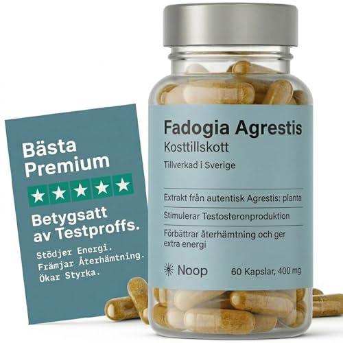Noop Fadogia Agrestis 400mg - Stödjer muskeltillväxt och återhämtning, hälsosamma energinivåer och uthållighet