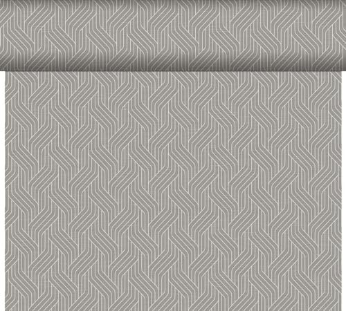 Dunicel Tischläufer Woven Granite Grey 24m 1er Pack