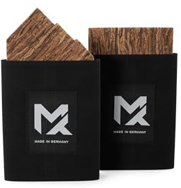 MAY-TIE Einstecktuch aus Kork | 2in1, vorgefaltet, höhenverstellbar | Style: Holz Braun | Vegan