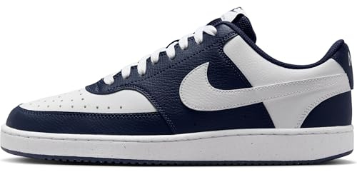 Nike HM9862-400 Court Vision Lo Uomo, Midnight Navy/White EU 43