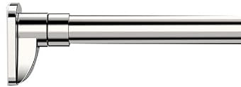Bastone per tende a tensione, regolabile, antiscivolo, resistente, per finestre e docce, senza foratura, design adatto per affittuari, adatto a 0,78-1,68 m