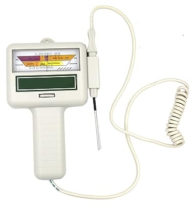 Wassertester 2 In 1 PH Chlor Meter Tester PH Tester Chlor Wasser Qualität Test Gerät Messung For Pool Aquarium(B)