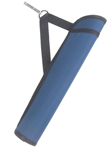 KRATARC Archery Crossbow bolts Arrow Tube Hip Quiver Waist Hanged Carry Bag For 18 20 22 Arrows (Dark Blue)