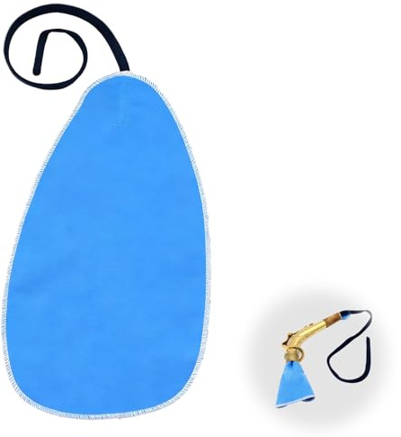 wilcractk Saxophon-Pflegeset Reinigungstuch, Entfernen Sie Wasser und Schmutz aus dem Innenwand, Professionelles Querflöte Putztuch und Klarinetten Zubehör für Alle Präzisionsmusikinstrumente (Blau)